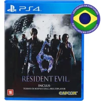 Resident Evil 6 Ps4 Mídia Física Lacrado Legendado Em Português Playstation 4