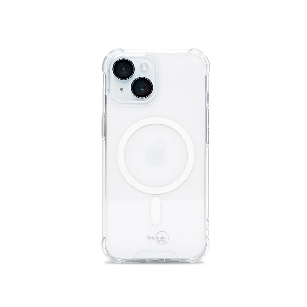 Capa Com Carregamento Por Indução Para Iphone 15, Iplace, Transparente
