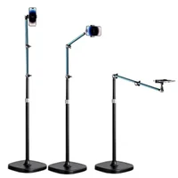 Suporte Articulado Para Celular Altura Base Estável Ajuste Livre Gravação Vídeos Mesa Or-pl33