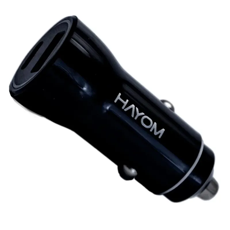 Carregador Veicular Usb - Usb 2.1a E Usb Tipo C 2.4a - Hayom Cr1203 - 121003