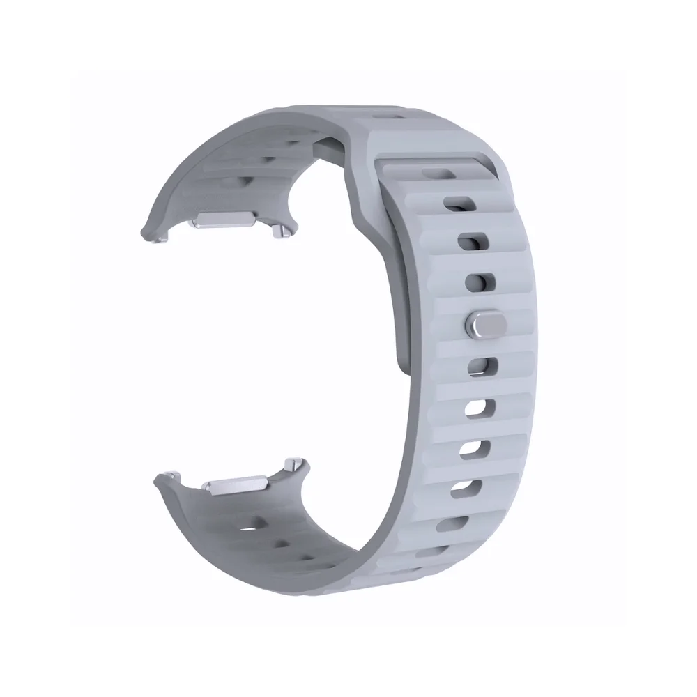 Pulseira Silicone Ondulada Para Galaxy Watch Ultra - Cinza