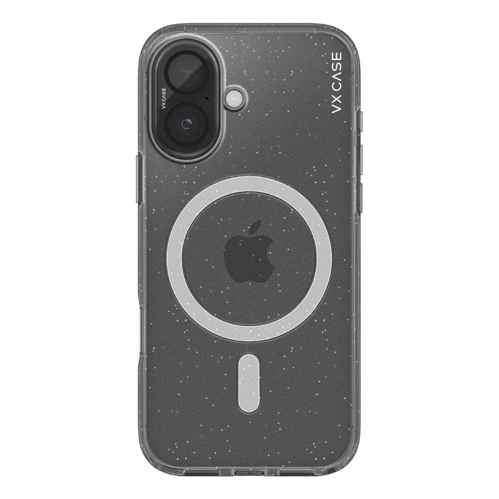 Capa Magsafe Iphone 16 Transparente - Glitter