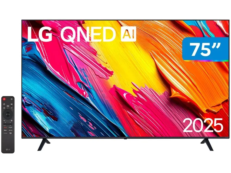 Smart TV 75" LG 4K QNED QNED70 75QNED70ASA webOS 2025