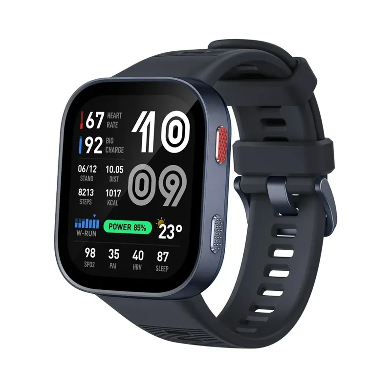 Smartwatch Amazfit Bip Max, 46mm, AmoLED 5.3cm, Gps, Mapas Gratuitos, Ia, Chamadas - Azul Escuro