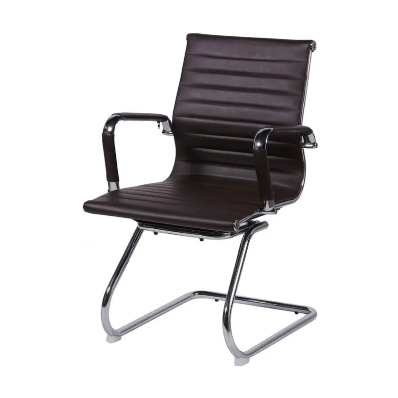 Cadeira Base Fixa Eames Marrom
