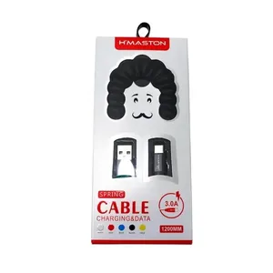 Cabo Celular Usb 1.2m V8 Spring Xt20-1 Hmaston