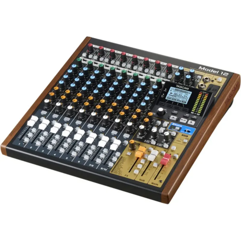 Mesa De Som Tascam Modelo 16 Gravador E Interface De Áudio