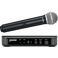 Microfone De Mão Sem Fio Shure Blx24/pg58 Dinâmico