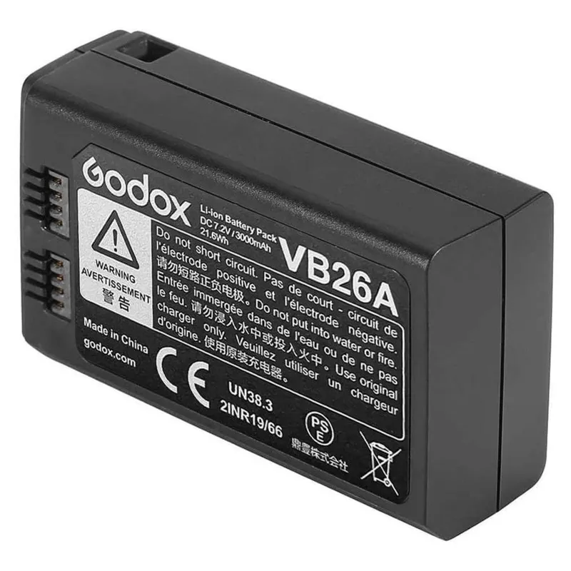 Bateria Godox VB26A para V1 e V860 III - Original