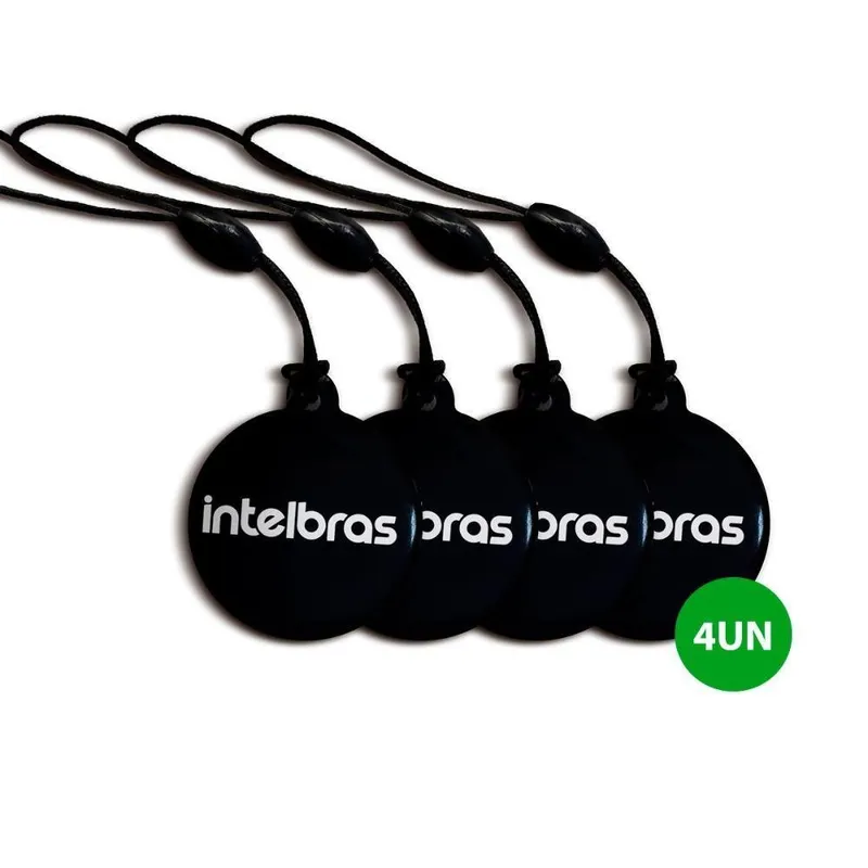 Chaveiro De Acesso Rfid Xid 1000 Intelbras 4 Unidades