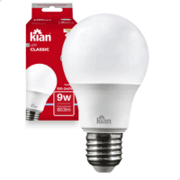 Lâmpada Led Bulbo 9w Bivolt Branco Quente 3000k E27 Inmetro