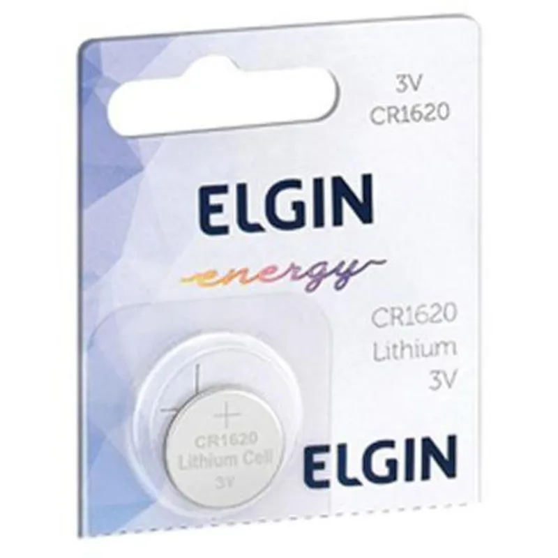 Bateria De Lítio Cr1620 Elgin 82303 - Unidade