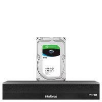 Dvr 16 Canais Intelbras Mhdx 1016 Multi Hd - Ip, Hdcvi, Hdtvi, Ahd E Analógica Com Hd 6 Tb