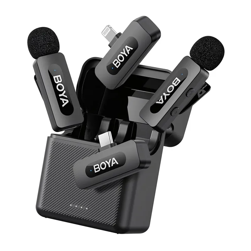 Microfone De Lapela Boya By-v3 Lightning P/iphone Preto