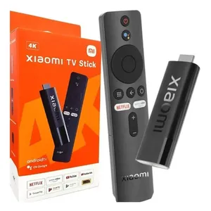 Xiaomi Mi Tv Stick 4k 2gb De Ram Canais E Apps Em Stream Cor Preto Tipo De Controle Remoto De Voz