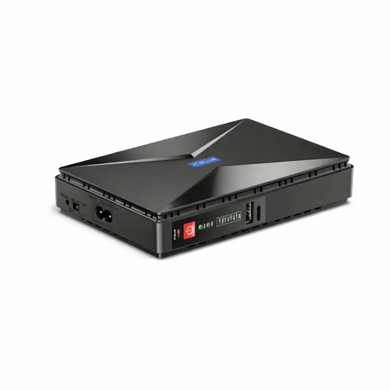Mini Nobreak Ups Poe Para Roteador Modem Onu Câmera Wifi Saídas Dc Usb 36w Max-0411