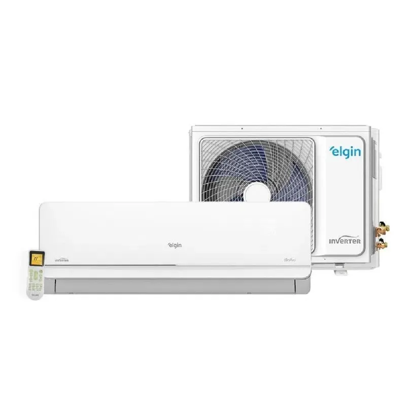 Ar Condicionado Split Elgin High Wall Inverter Eco Star 12.000btus/h, Frio, Branco, 45hsfe12c2na/45hsfi12c2ia,220v