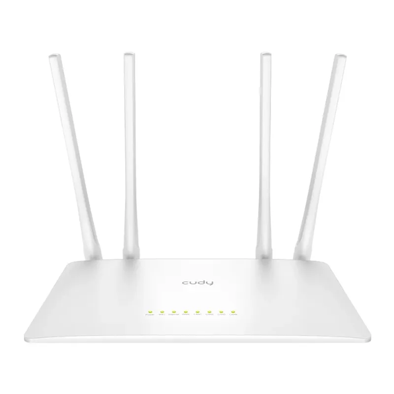 Roteador Cudy Ac1200 Wr1200 Dual Band 867 Mbps 4 Antenas Branco Wr1200_us V2.0