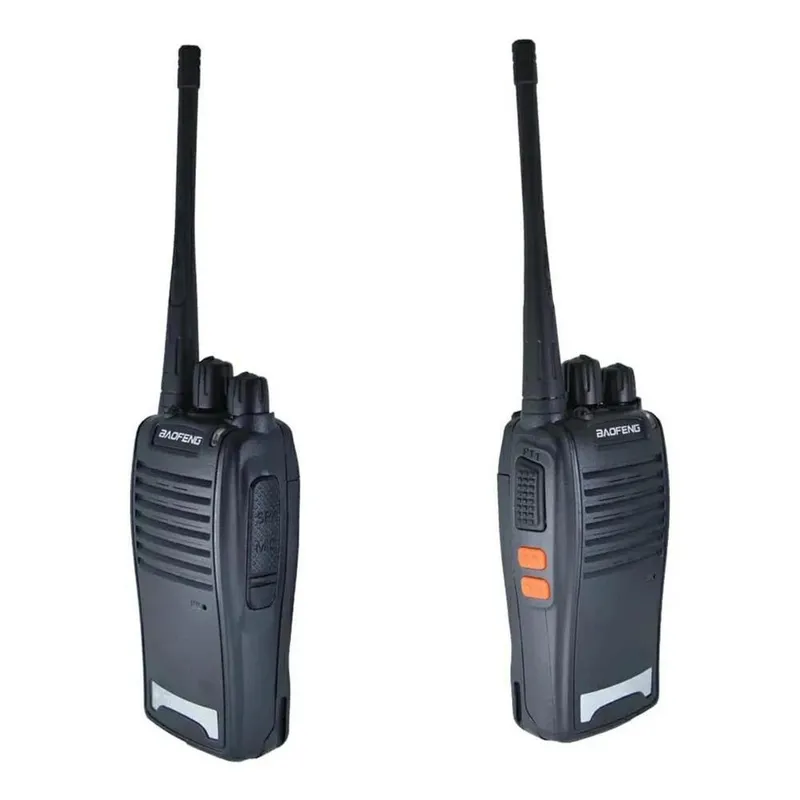 Kit 2 Radio Walk Talk Comunicador 16 Ch 12km Baofeng 777s