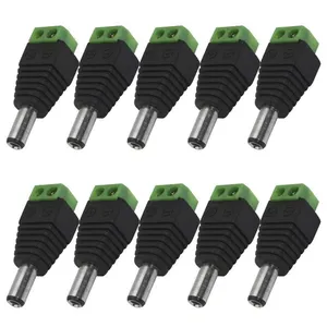Kit 10 Conector P4 Macho Borne Eetronica Cftv Cameras