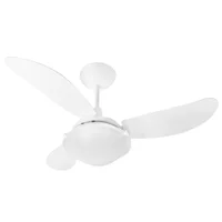 Ventilador Havaí 3 Pás 220v Branco
