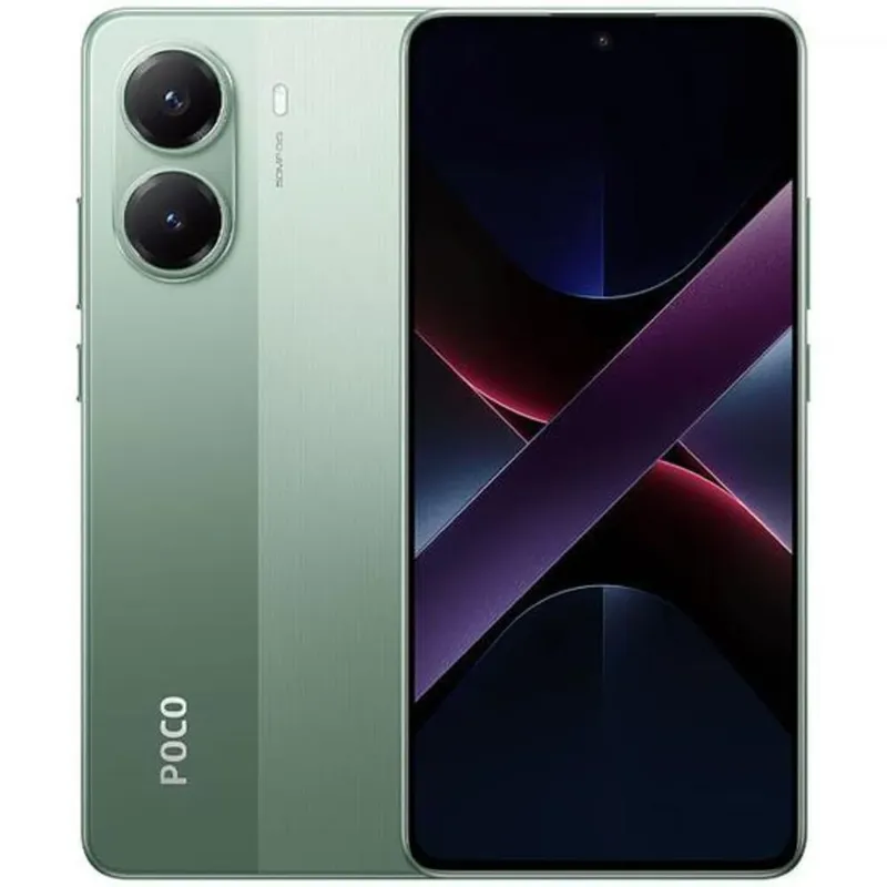 Smartphone Xiaomi Poco X7 Pro 5G, 256GB, 8GB RAM, Câmera 50MP, Tela AmoLED 6.67", Verde
