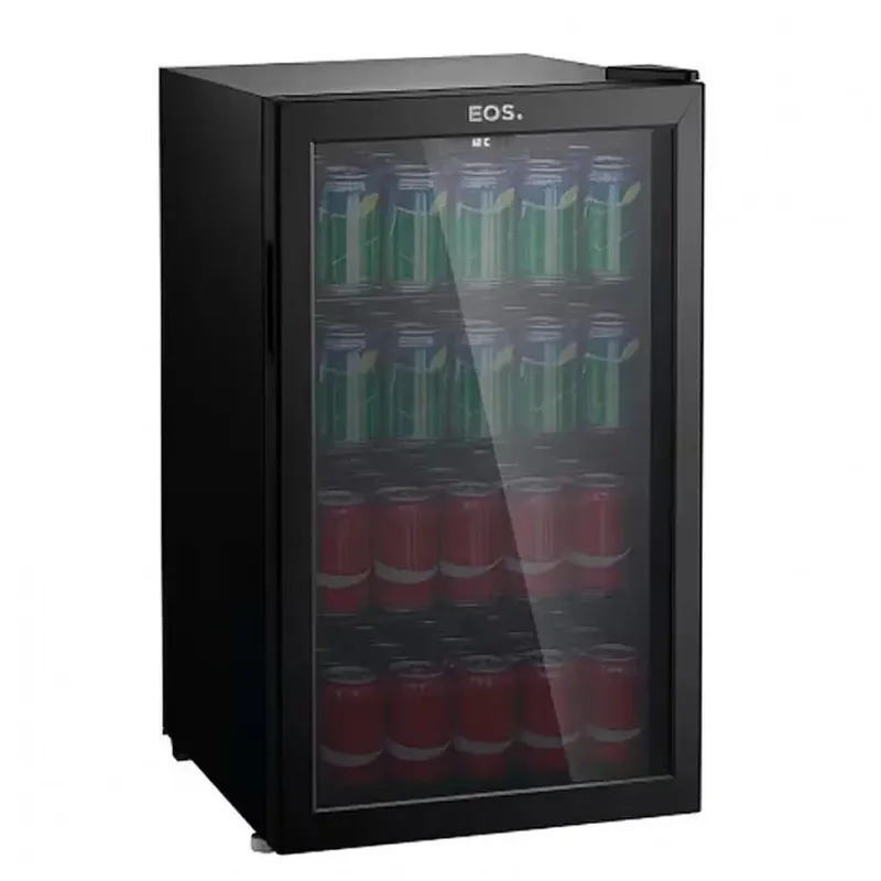 Frigobar Expositor Eos 124l Eco Gelo Porta De Vidro Eev120