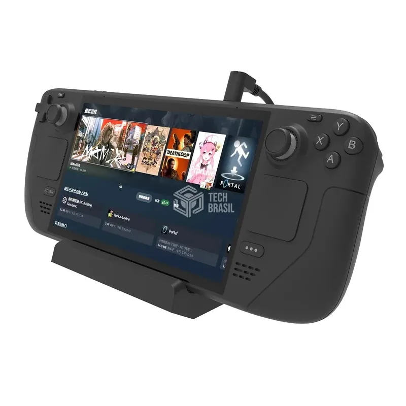 Adaptador Suporte Dock Station Para Nintendo Switch/oLED Usb 3.0 HDMI 4 Entrada De Controle Game Cube Preto