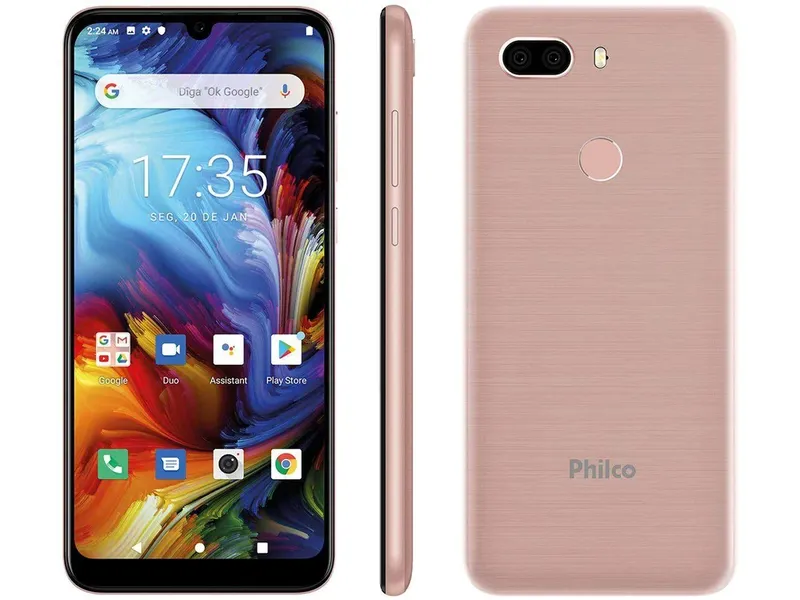 Smartphone Philco 6" Hit Max, 128GB, Bivolt - PCS02RG