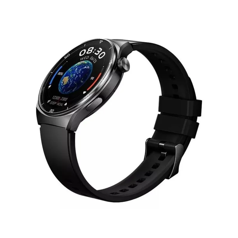 Relógio Smartwatch Qcy Watch Gt2 S3 AmoLED Bluetooth Ipx7 Preto