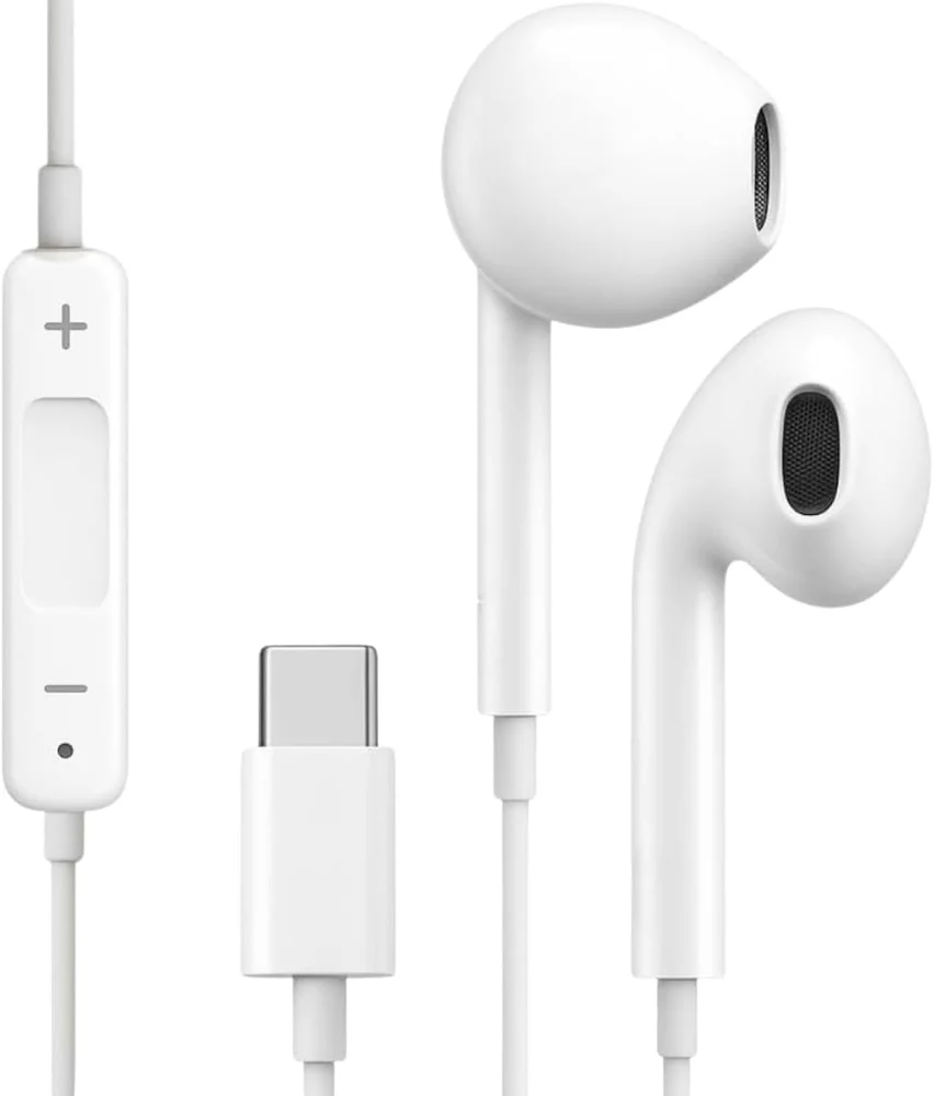Fones De Ouvido Para Iphone 16 Usb C Com Fio – Fones De Ouvido Estéreo Hifi Com Certificação Mfi Com Microfone E Controle De Volume Hifi Para Iphone