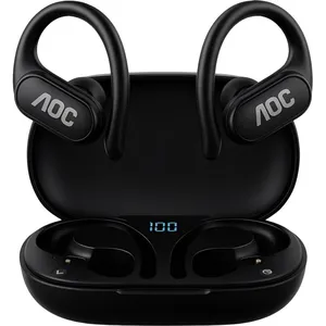 Fone De Ouvido Earbuds Clip V5.4 - Preto - Aoc