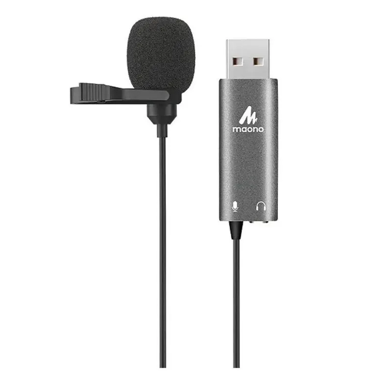 Microfone De Lapela Au-100r Maono