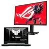 Kit Notebook Gamer ASUS TUF Gaming A15 RTX3050, RYZEN 7, 16 GB, 512 SSD, KeepOS - FA506NCG-HN298 + Monitor Gamer ASUS ROG Strix 27", QHD, 180Hz, 1ms, Fast IPS, VRR, G-Sync, FreeSync, HDR 400, USB-C, Altura Ajustável - XG27ACS