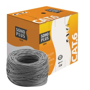 Cabo De Rede 150m, Furukawa Soho Plus Cat6, U/utp, 24awg - Cinza