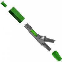 Conector Óptico Transcend Fast Crimp, SC/APC, Verde