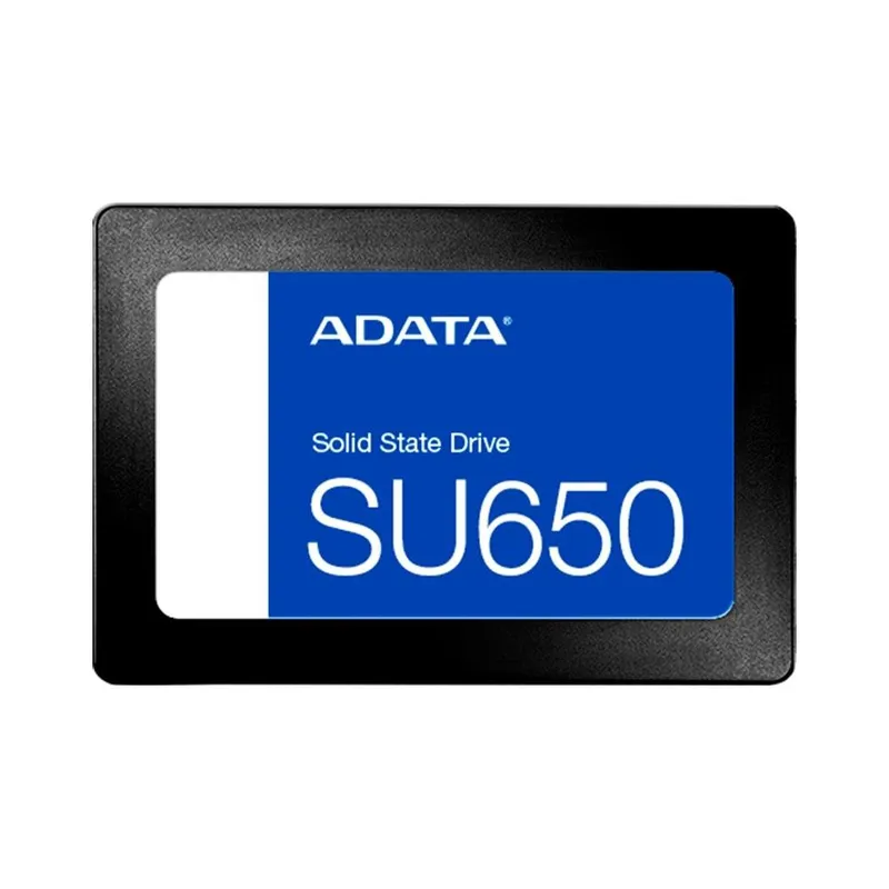 SSD Adata SU650, 2TB, SATA III, 2.5", Leitura: 540MB/s, Gravação: 450MB/s, Preto - ASU650SS-2TT-R
