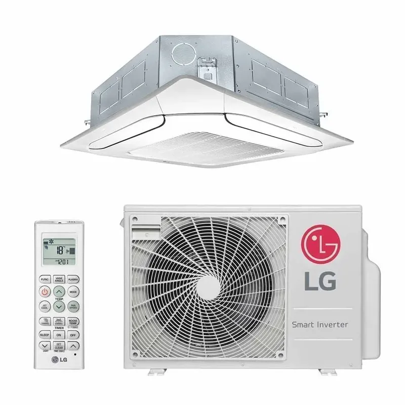 Ar Condicionado Split LG Cassete Inverter, 18000 Btus, 220V, Quente/Frio - Atuw18gplp1.Awgzbrz