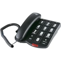 Telefone Com Fio Intelbras Tok Fácil, Chave de seleção de discagem, Preto - 4000034.