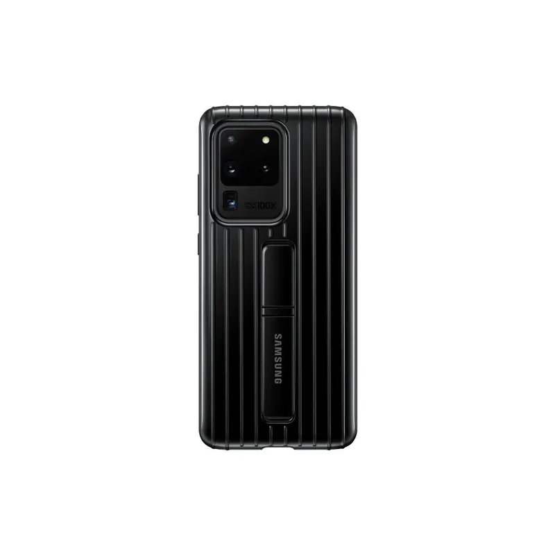 Capa Protetora Galaxy S20 Ultra, Protective Standing com Suporte, Preto