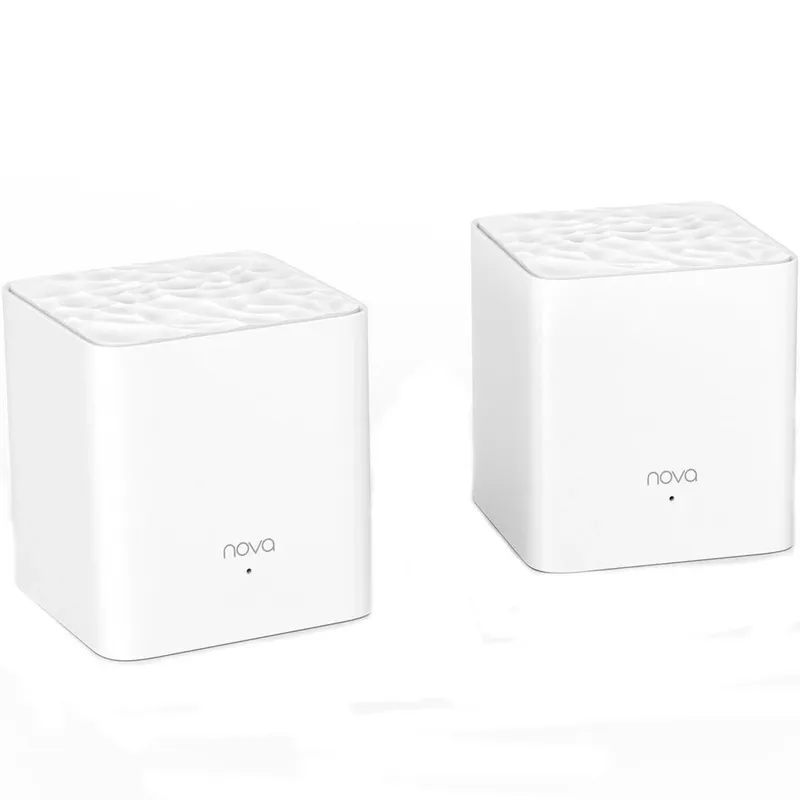 Kit 2 pças Roteador Wi-Fi Tenda NOVA MW3, Rede Mesh, AC1200 Mbps, Dual Band 2.4Ghz e 5.0Ghz, Bivolt