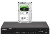 Dvr Gravador Intelbras, 32 Canais, FULL HD + HD 6tb