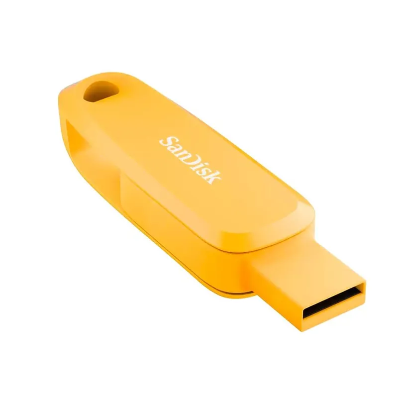 Pen Drive SanDisk 512GB, Tipo C e Tipo A, Amarelo - SDDDC6-512G-G46YD