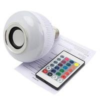 Caixa De Som Bluetooth, Lâmpada Musical Multicolorida, Led, Rgb