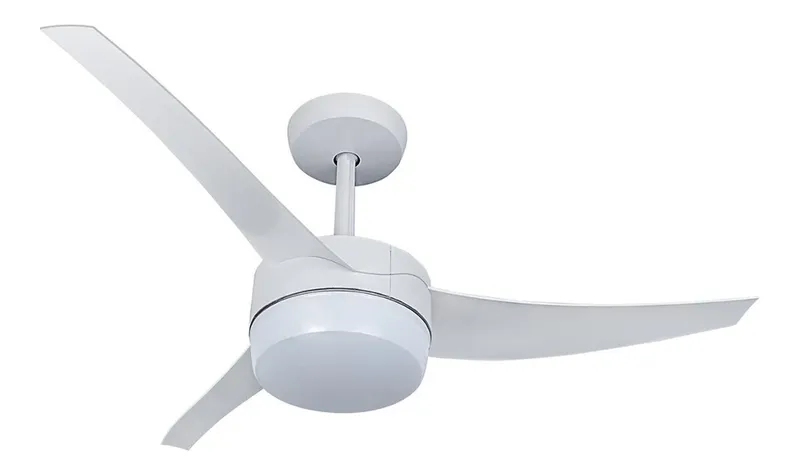 Ventilador de Teto Lunik 3 Pás Plásticas Branco 127v