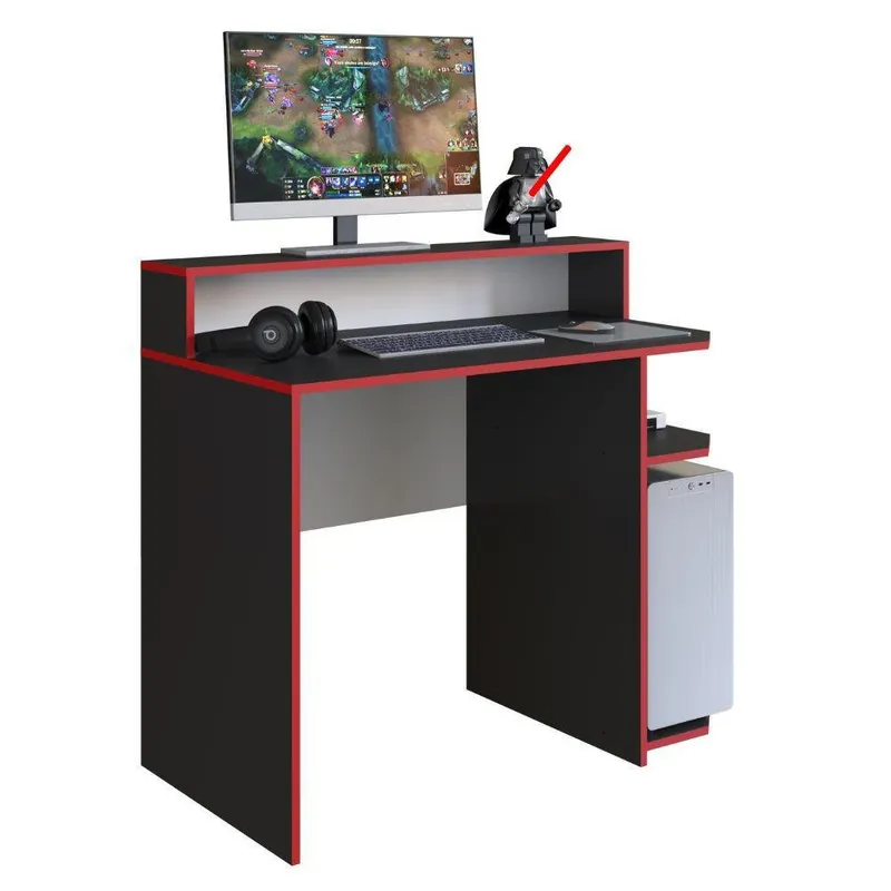 Escrivaninha Gamer Power Art In Moveis