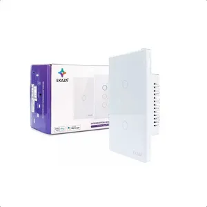 Interruptor Touch Intelig 2botões Wifi Alexa Google - Branco