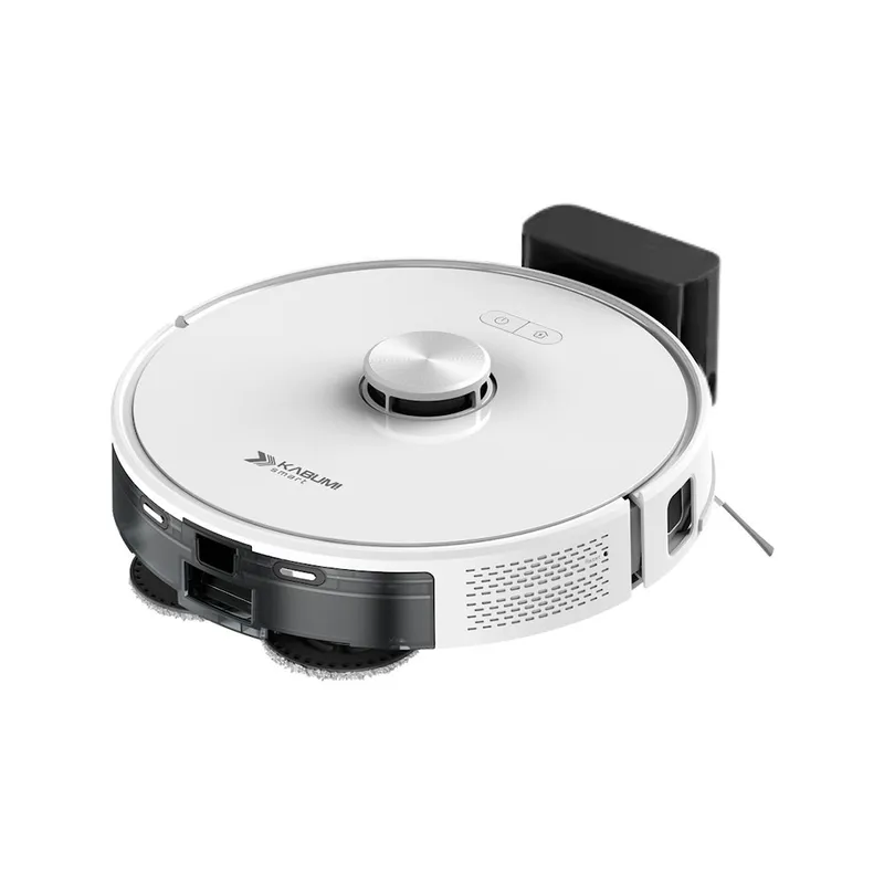 Robô Aspirador de Pó e Passa Pano KABUM! smart K1000 - Mapeamento, MOP rotativo, até 7000PA, APP, Alexa/Google, Bivolt, Branco - KSAR1000BR