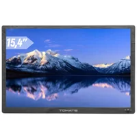 Monitor TV Digital Portátil 15.4" Tela LED TFT, Conexões USB AV IN, Canais Digitais VHF UHF