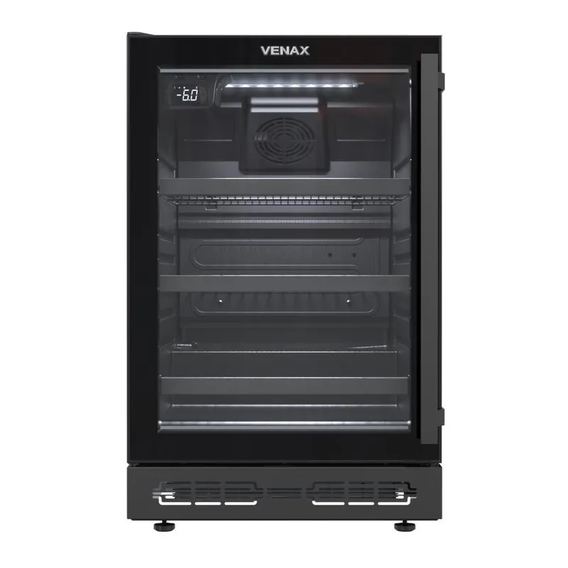 Cervejeira de Embutir Venax Top Light-in 100, 34 Garrafas, 127V, Preto Fosco